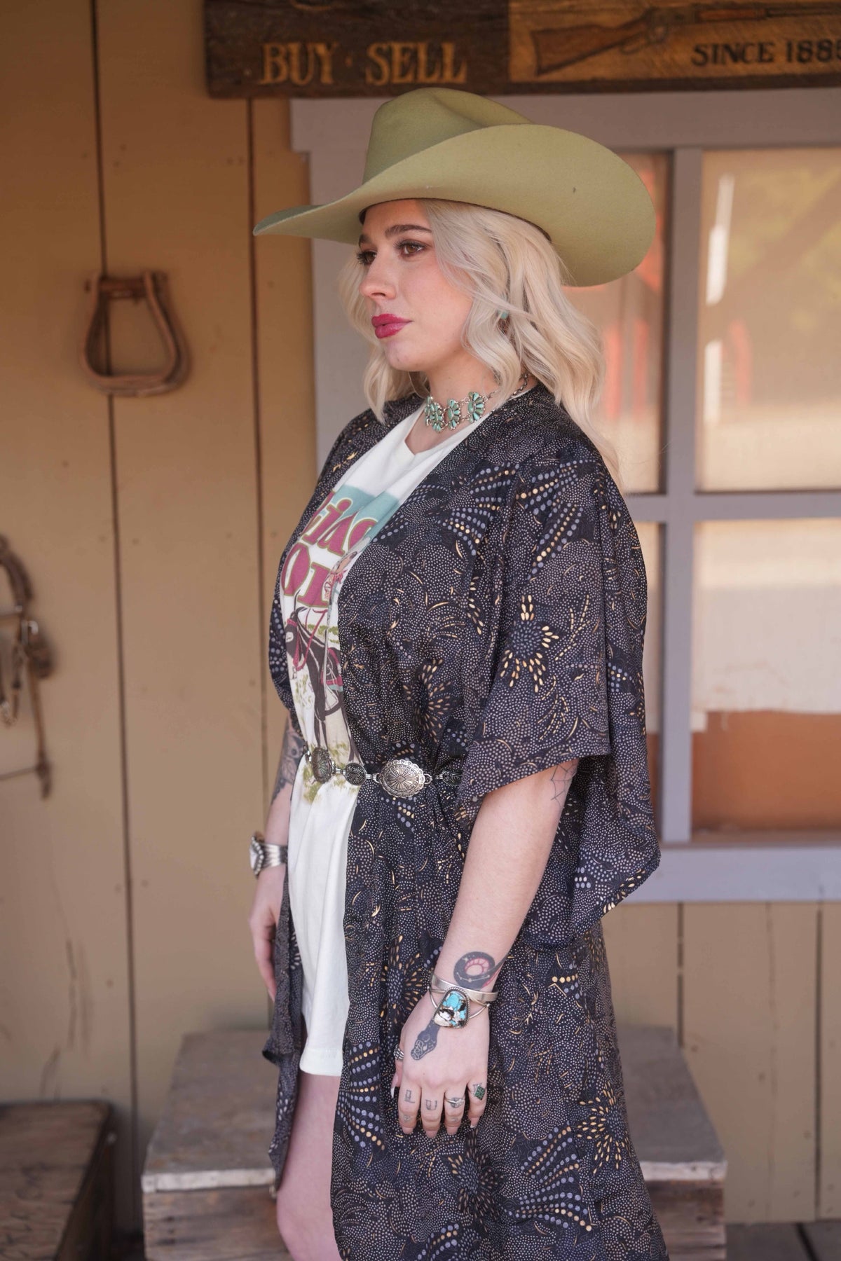 Blue Midnight Kimono