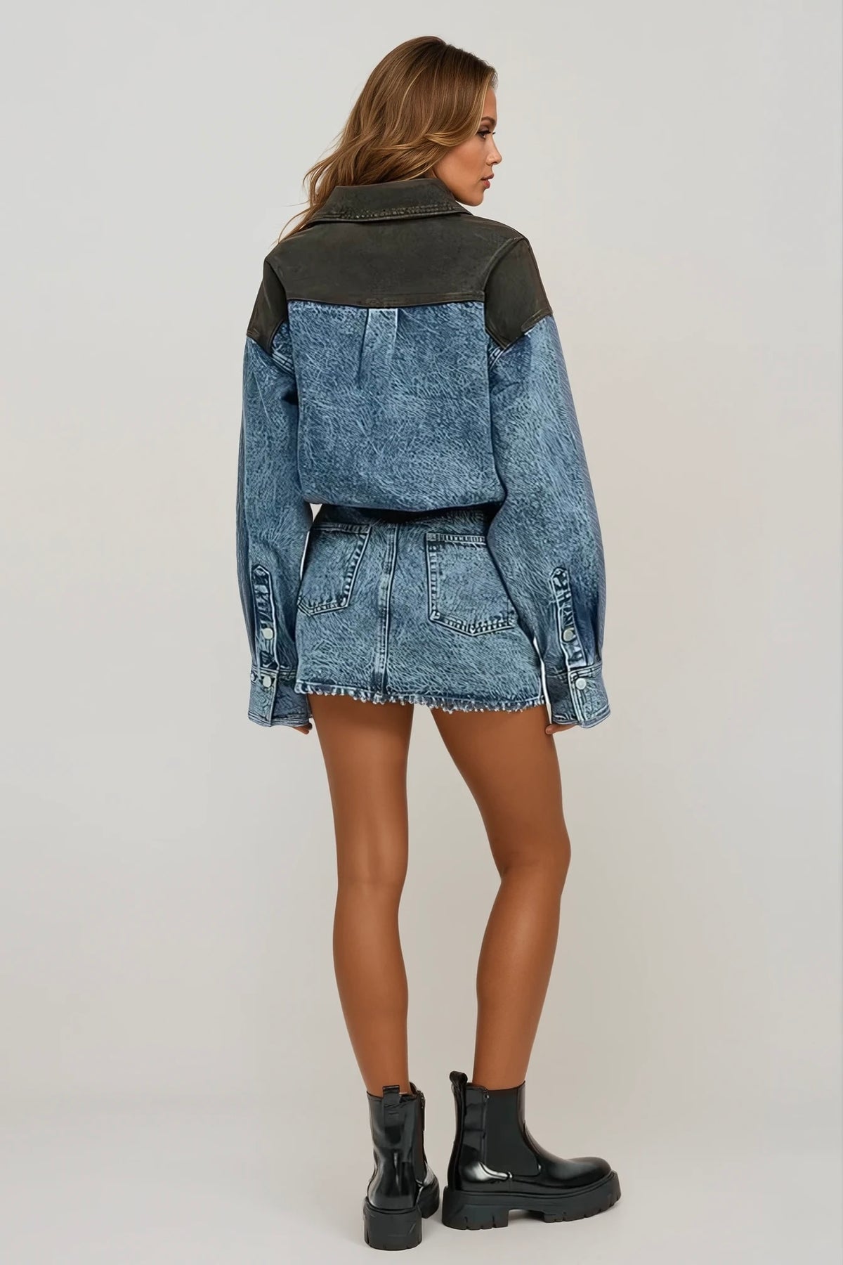 Urban Denim Mini Dress
