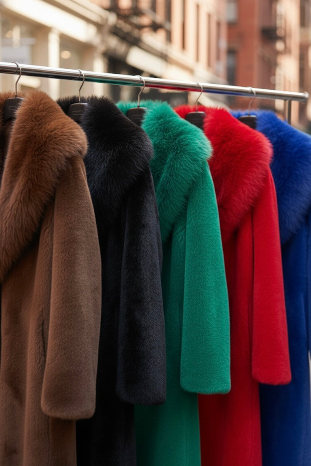 Nona Lux Fur Maxi Coat