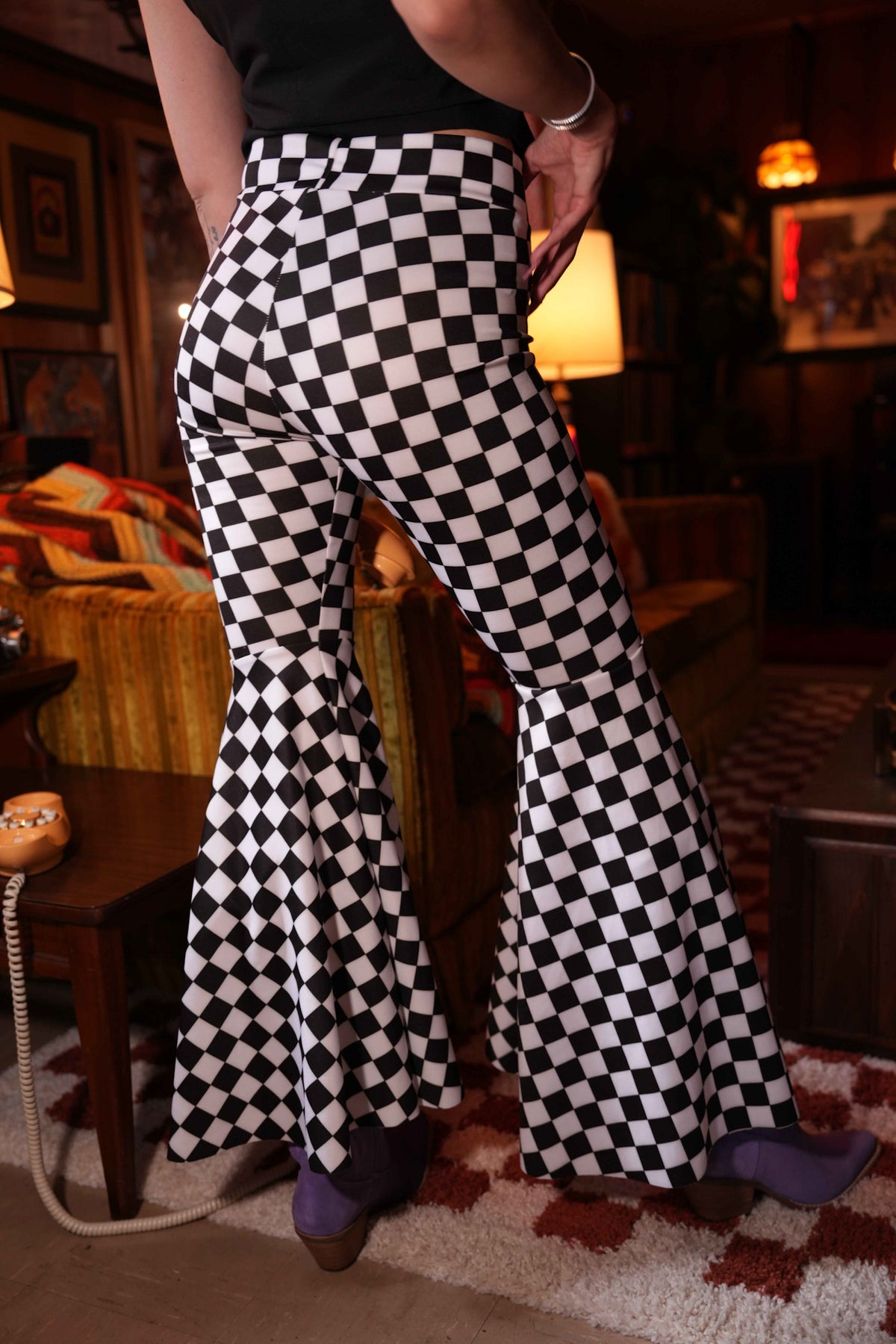 Checker Stretchy Boho Bells