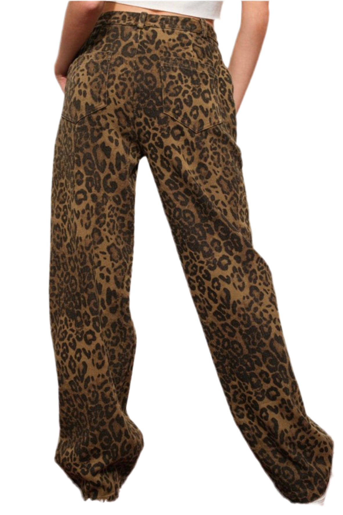 Leopard Print Jeans