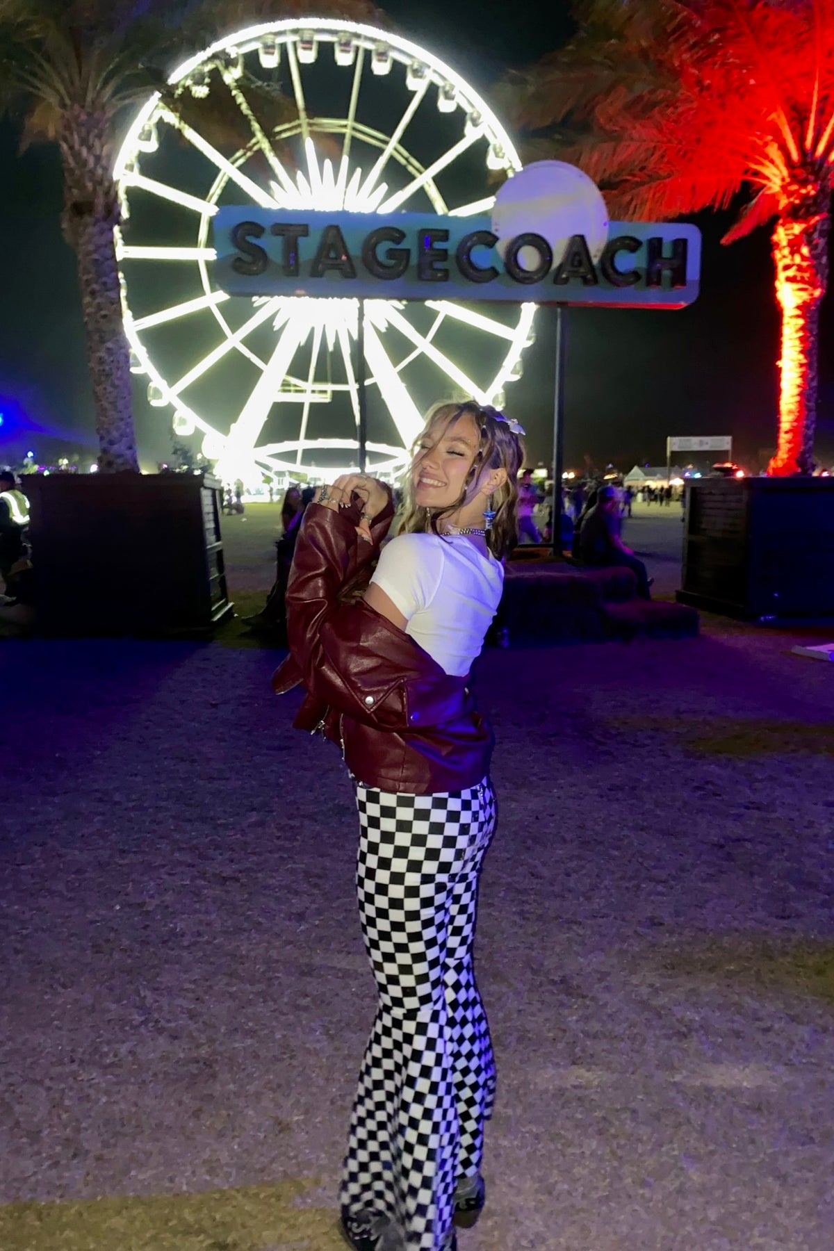 Checker Stretchy Boho Bells