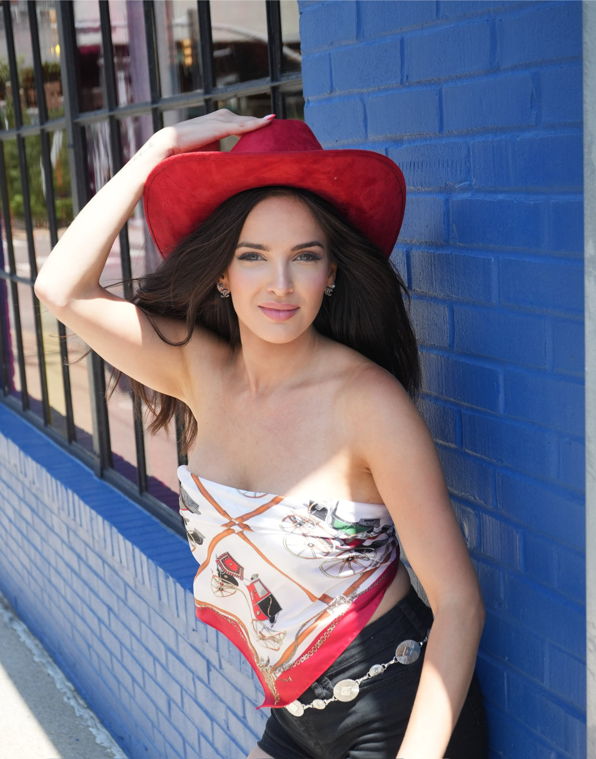 Rodeo Royalty Scarf Top