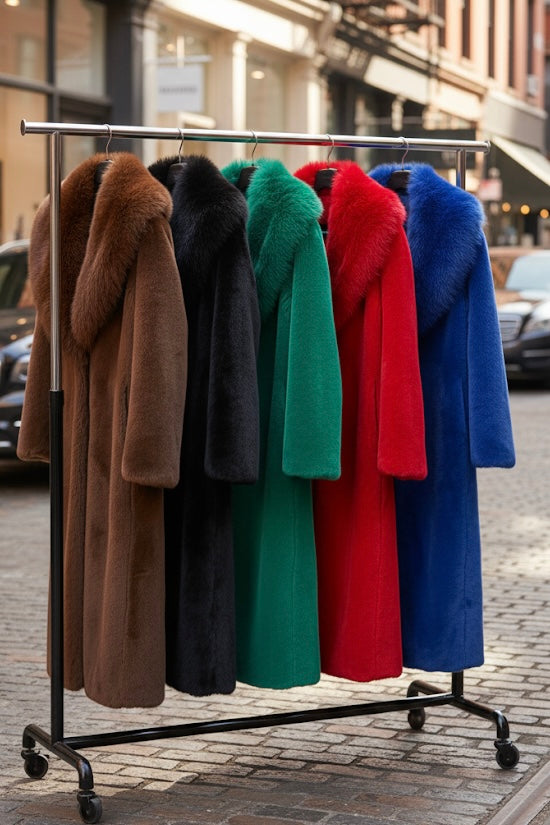 Nona Lux Fur Maxi Coat