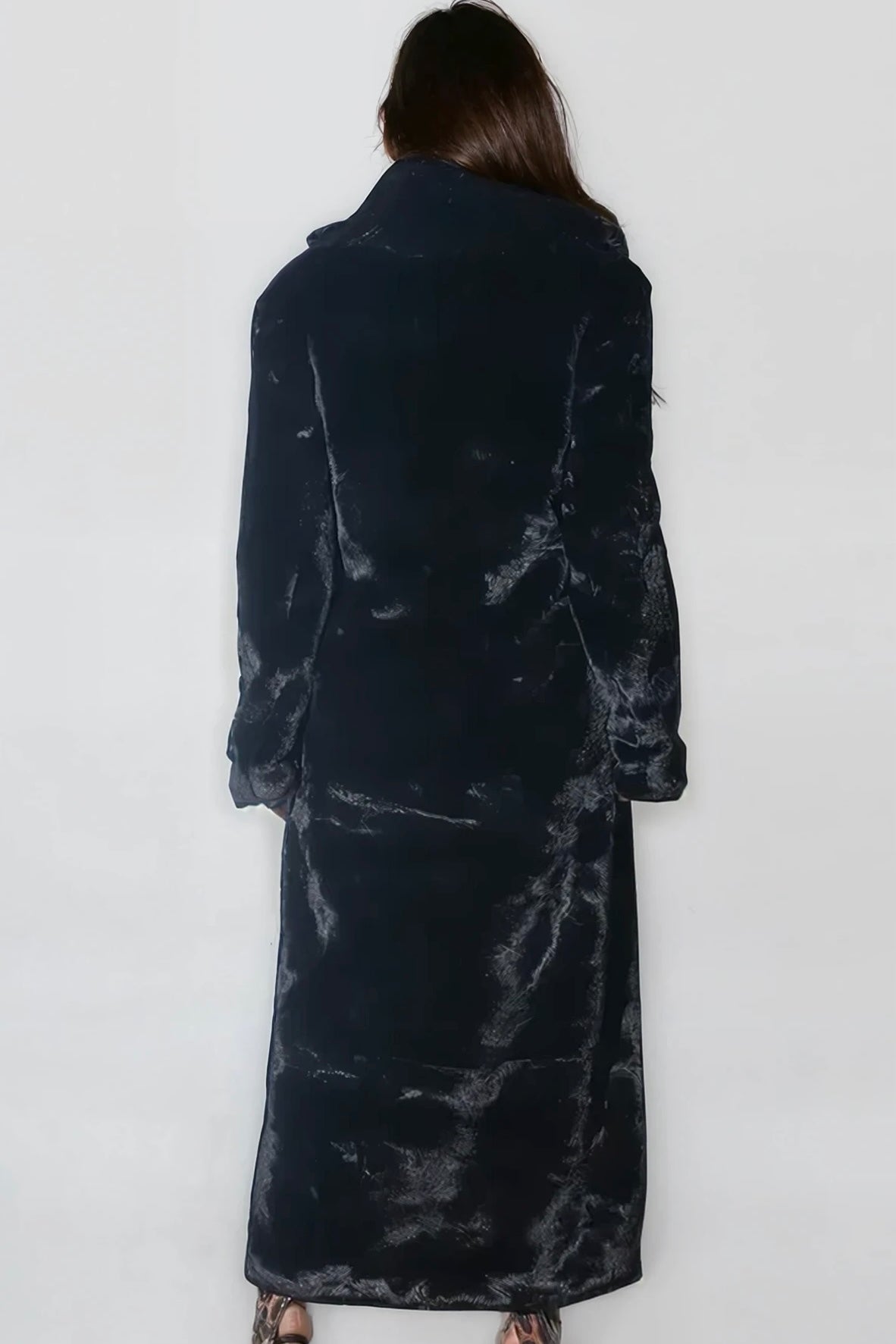 Nona Lux Fur Maxi Coat