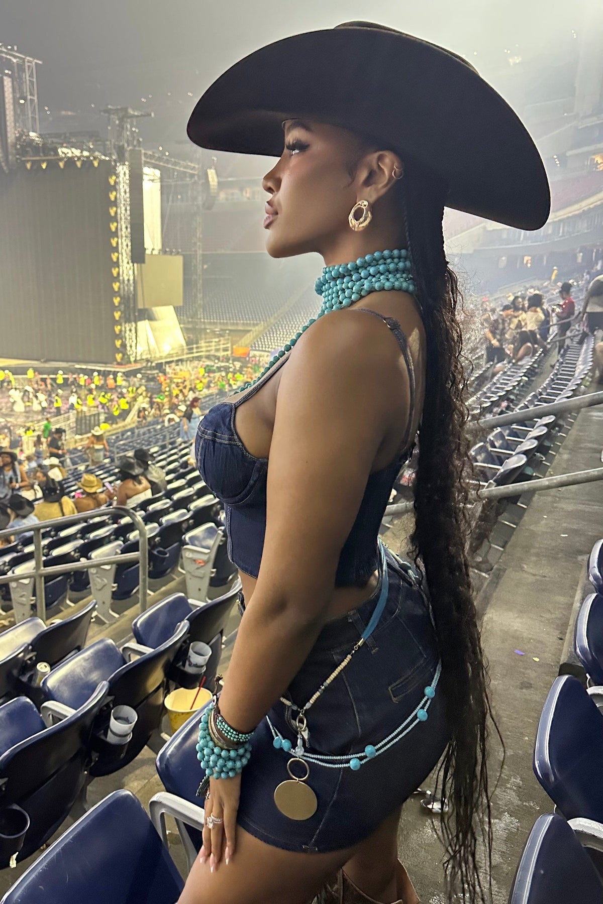 Cowgirl Bunny Denim Set