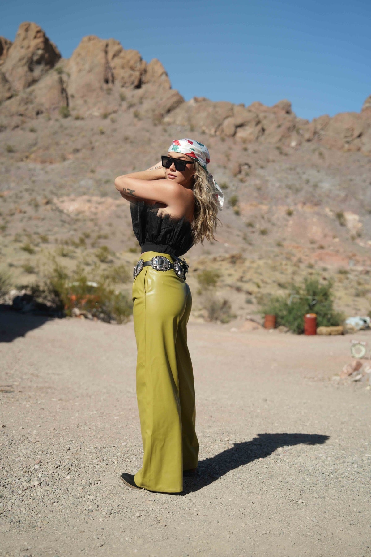 After Midnight Tulle Crop Top