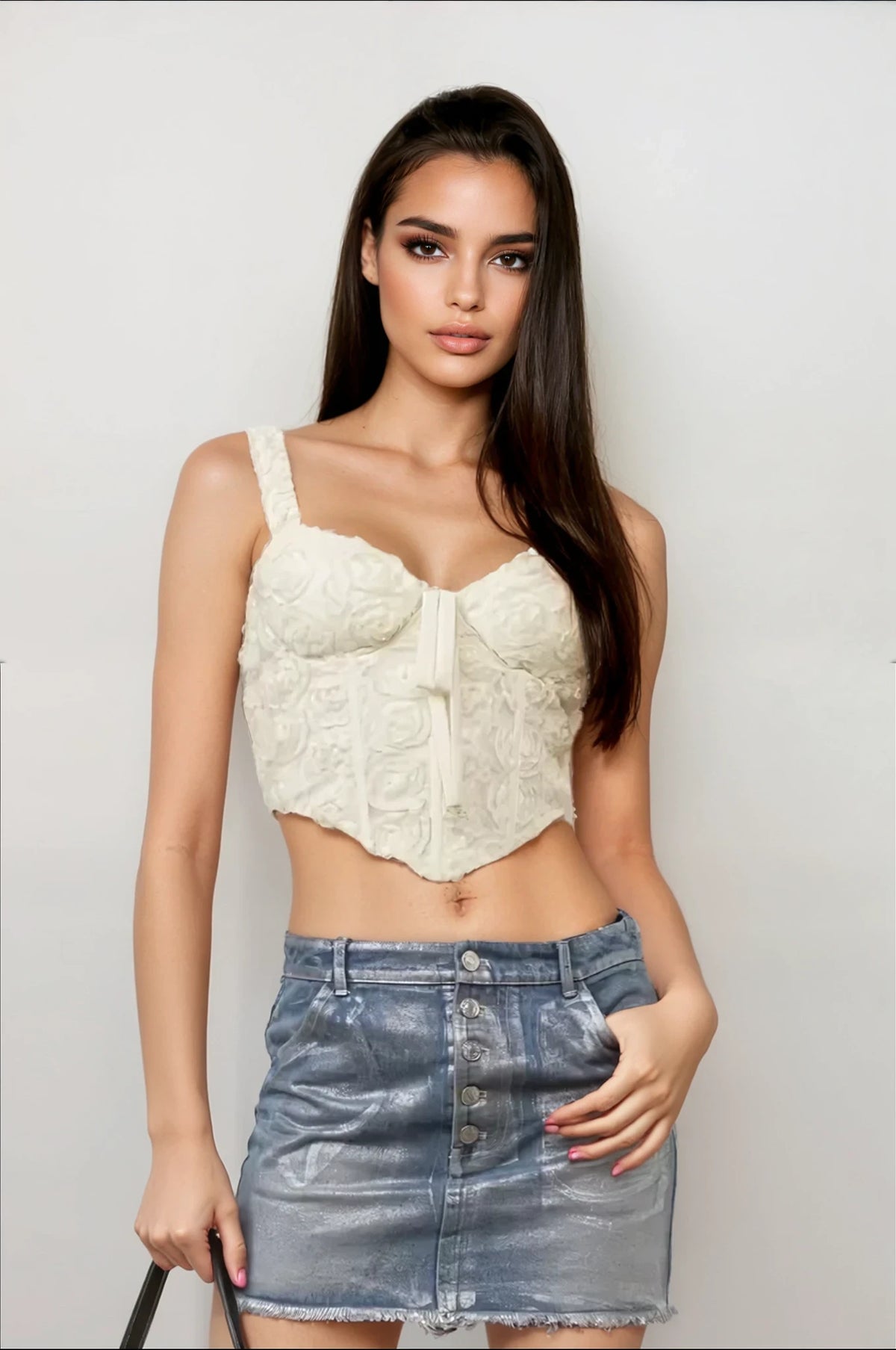 Final Rose Corset Top