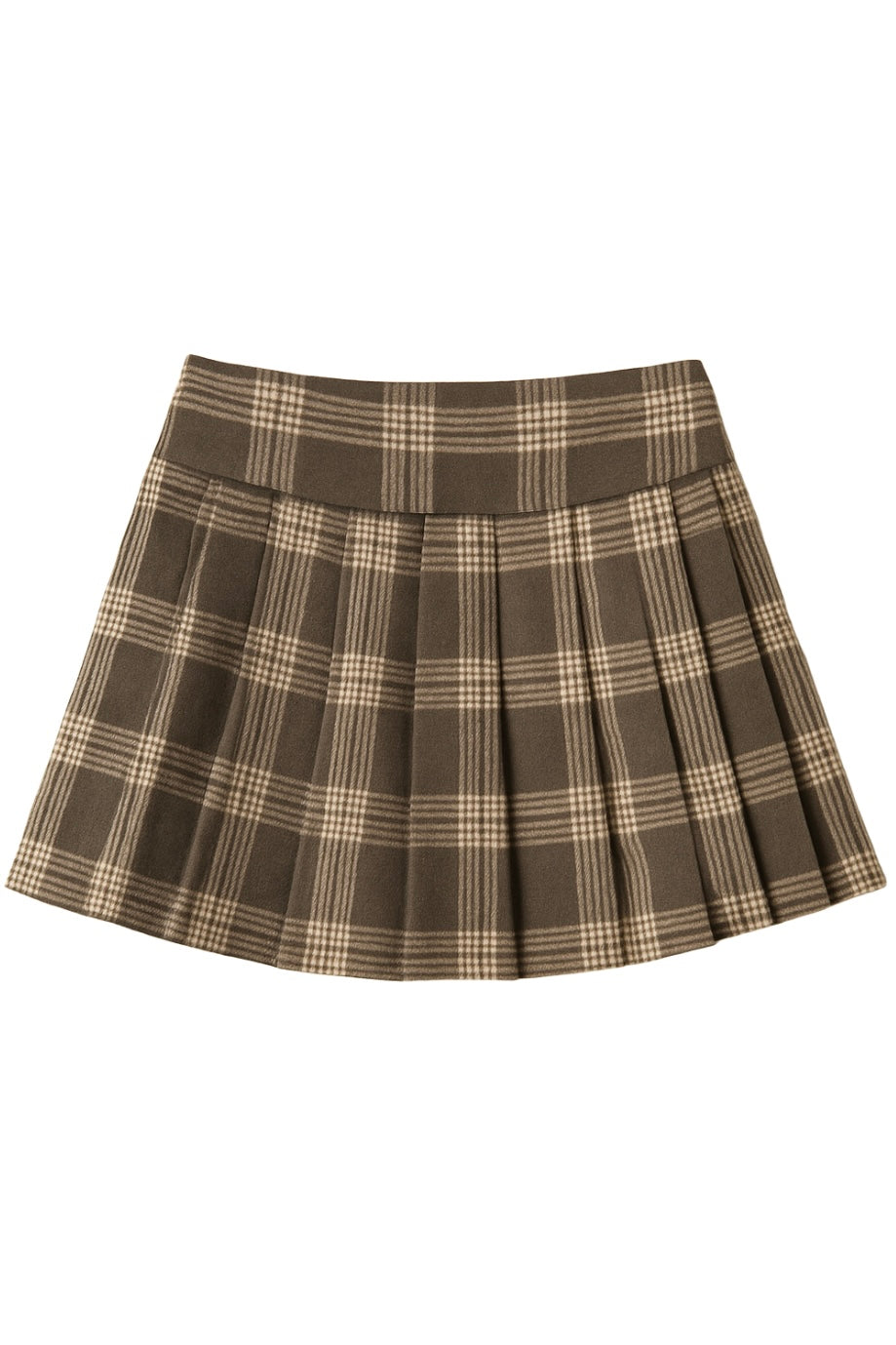Plaid Micro Mini Skirt