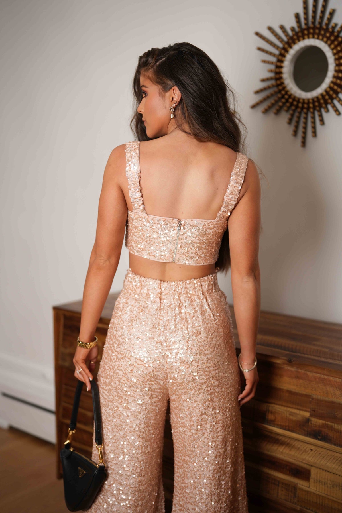 Bella Gold Sequin Set