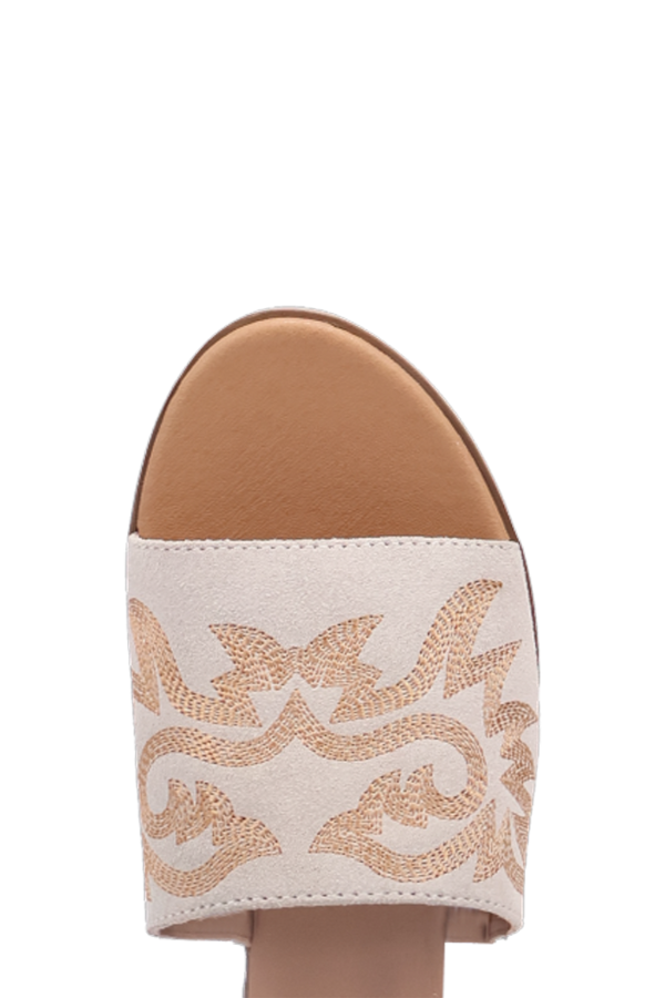 Flirty open-toe sandal styled for easy transitions from day to night