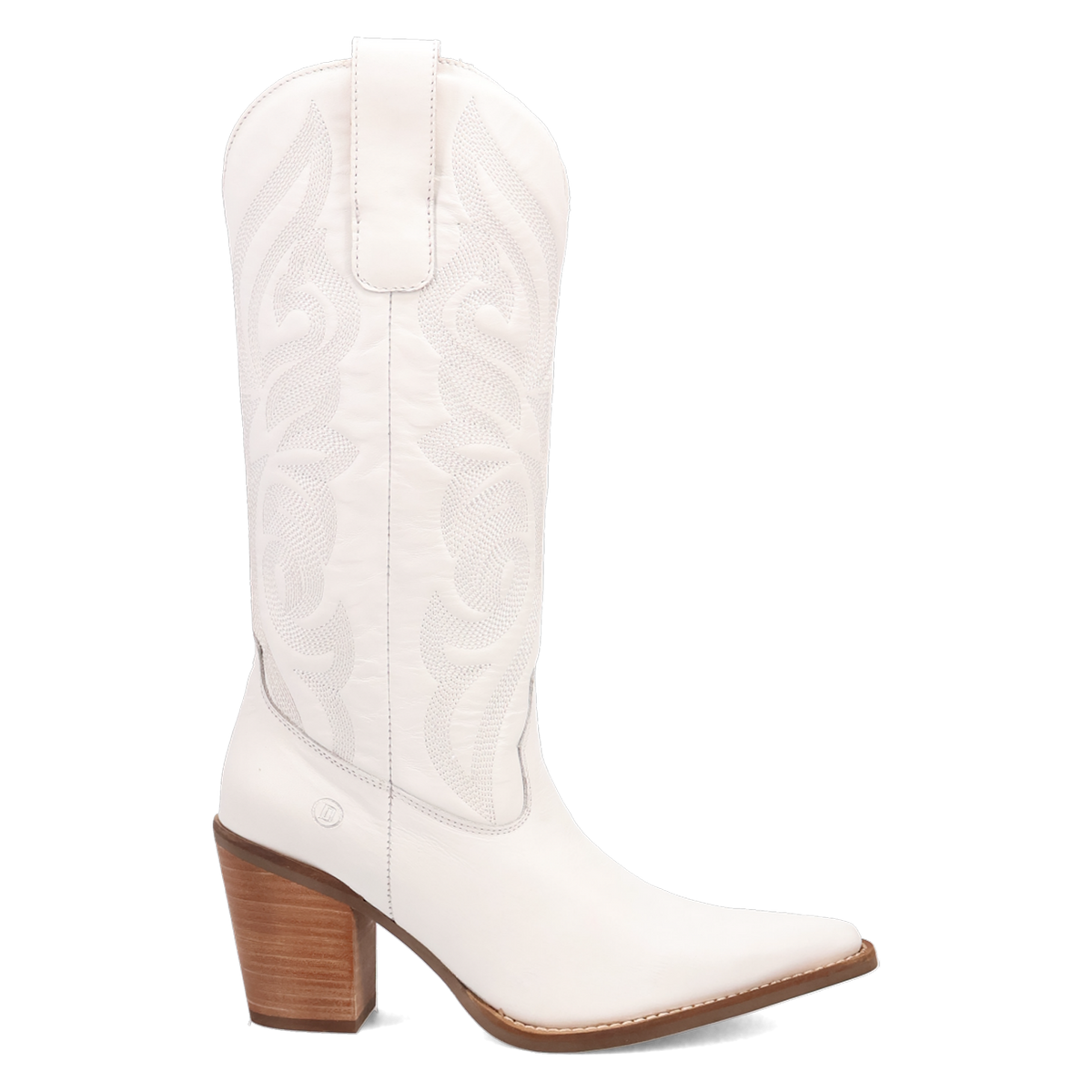 High-quality leather detail on the Hensley cowgirl boot