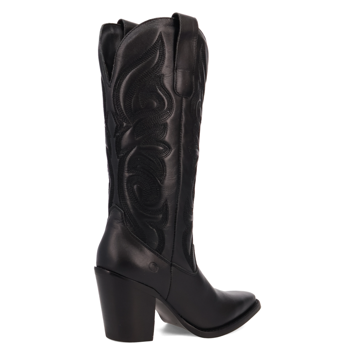 Side view of Hensley western leather boot