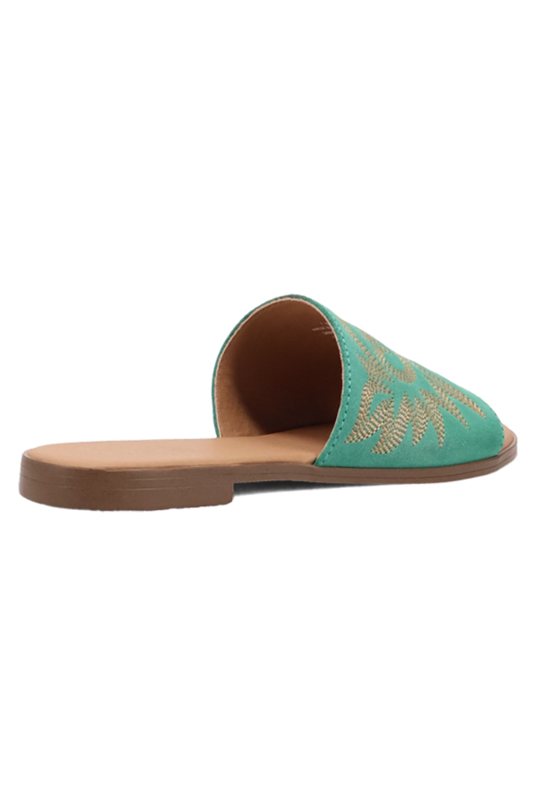 Slip-on sandal with open toe for an effortless, stylish warm-weather look