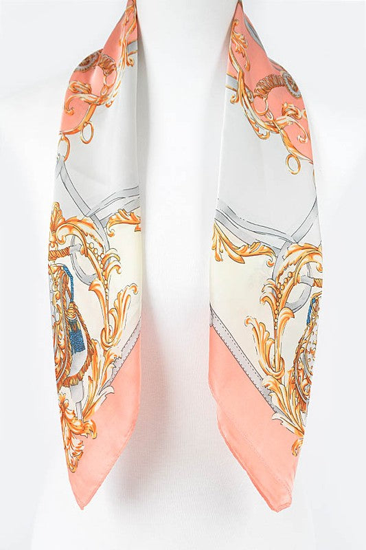 Trendy and elegant festival scarf with soft pastel hues, ideal for wrapping, tying, or draping.