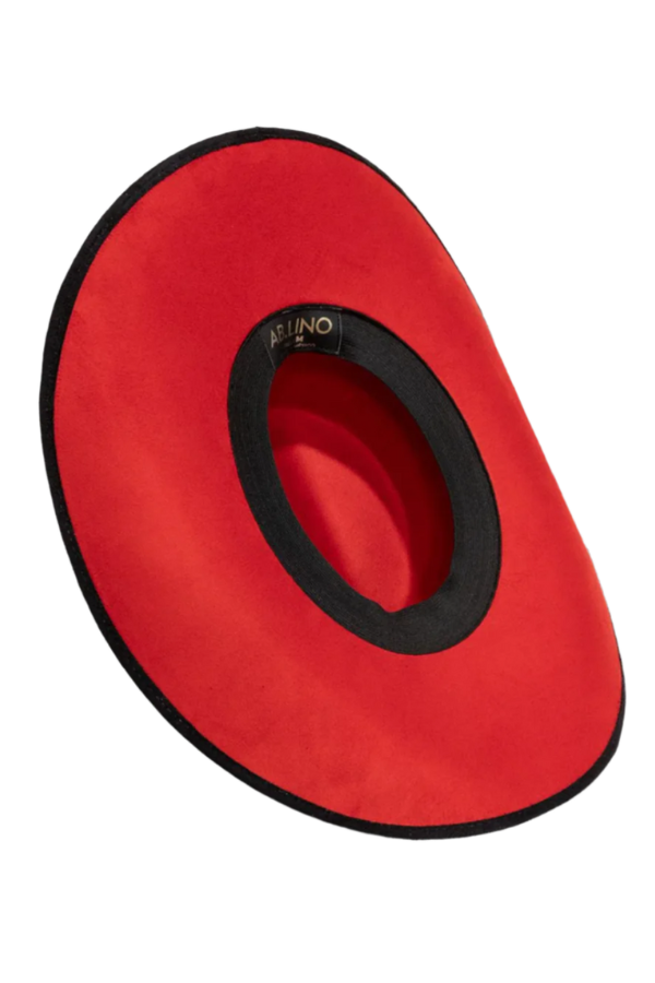 Structured Mexican suede cowboy hat with minimal band