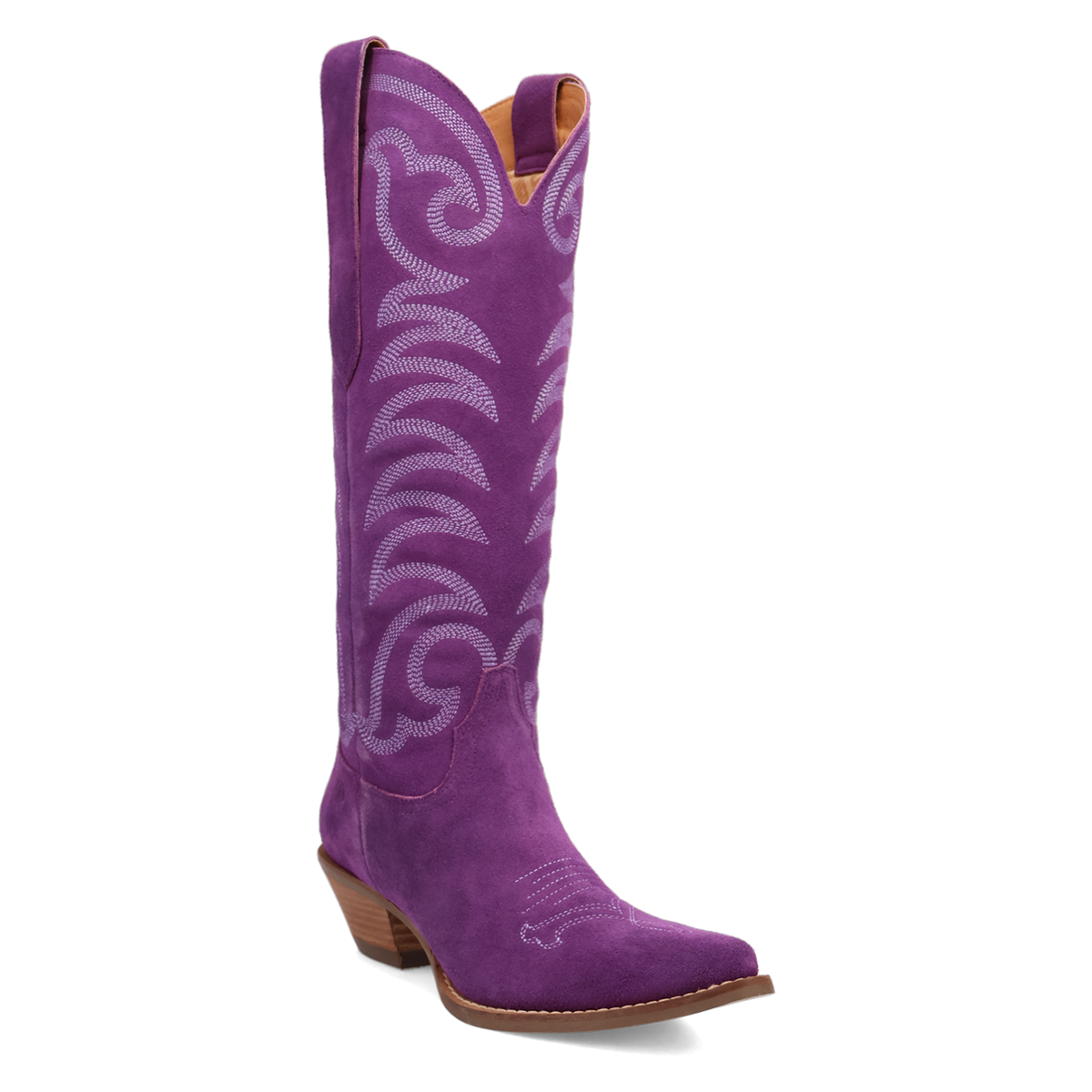 Close-up of Movin' On leather boot