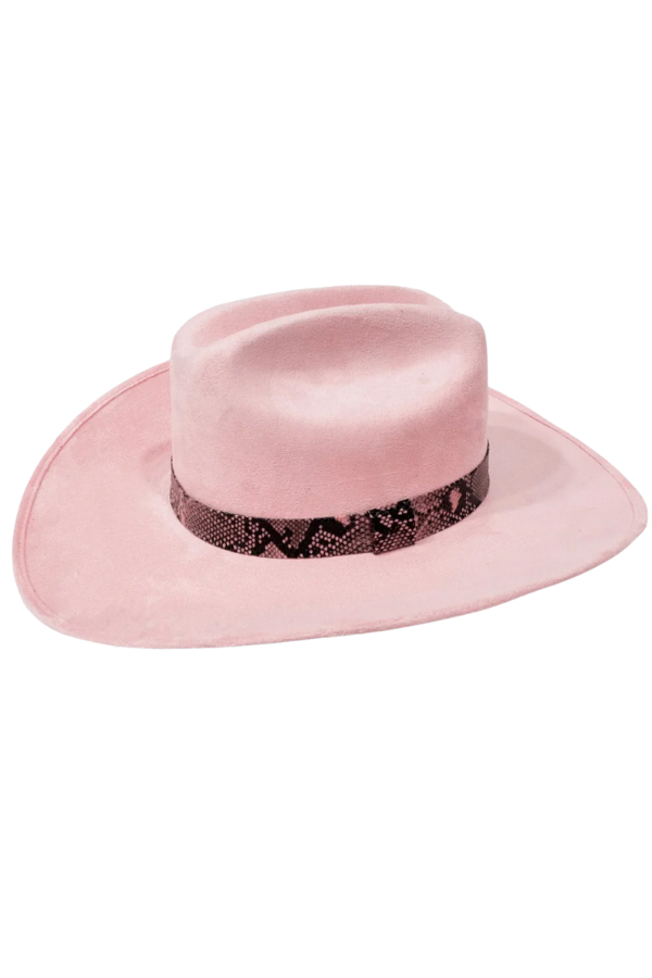 Blush Rattle Cowboy Hat
