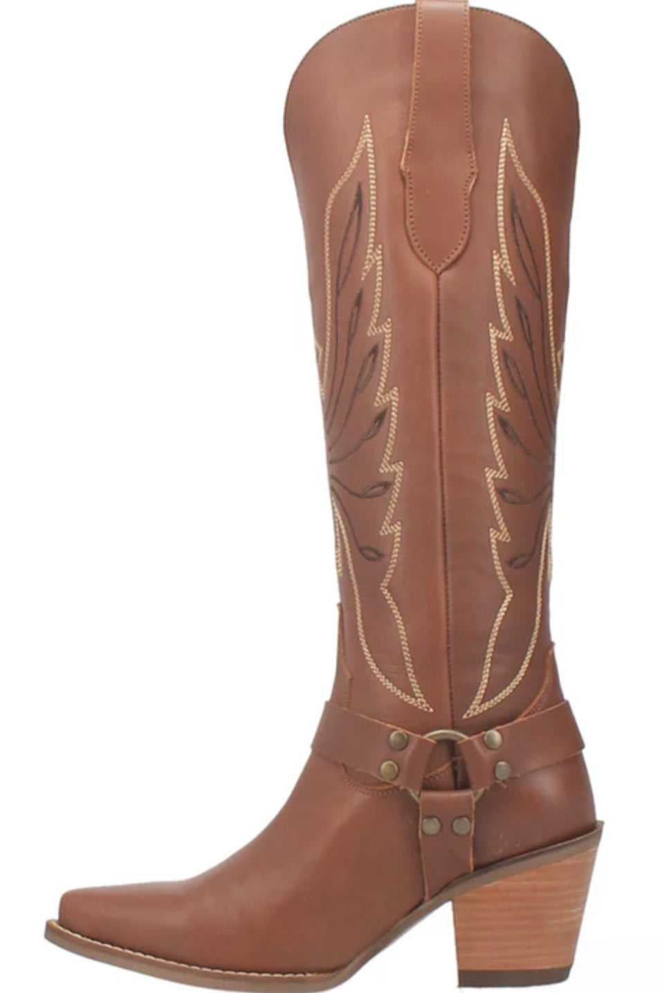 Heavens To Betsy Leather Boot in Brown