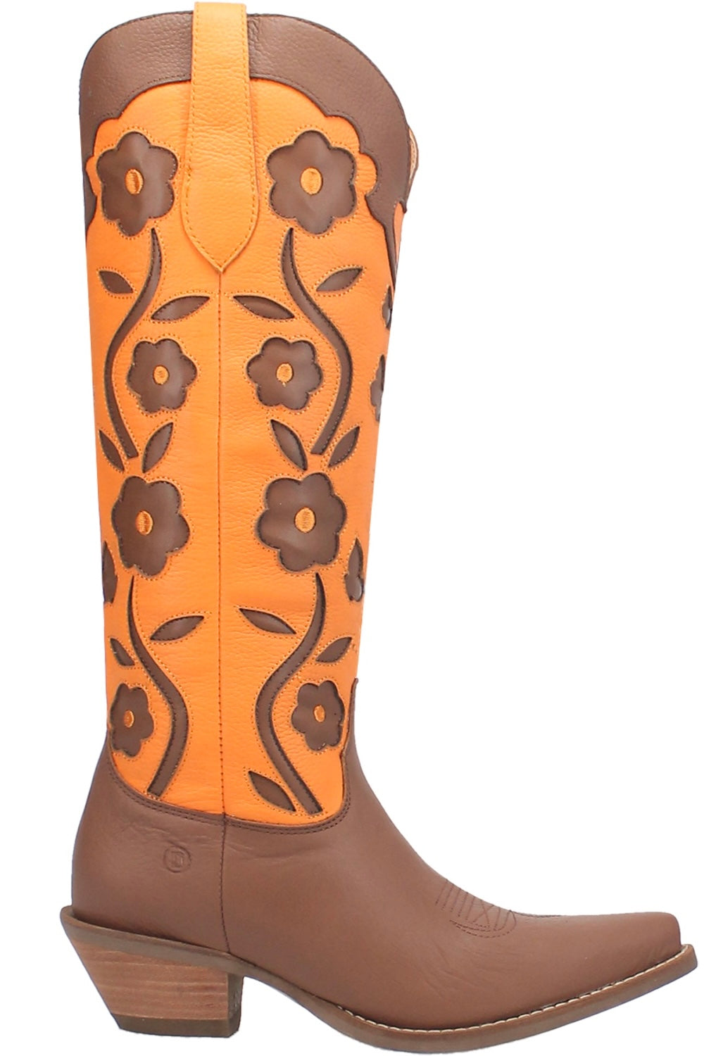 Goodness Gracious Leather Boot in Brown