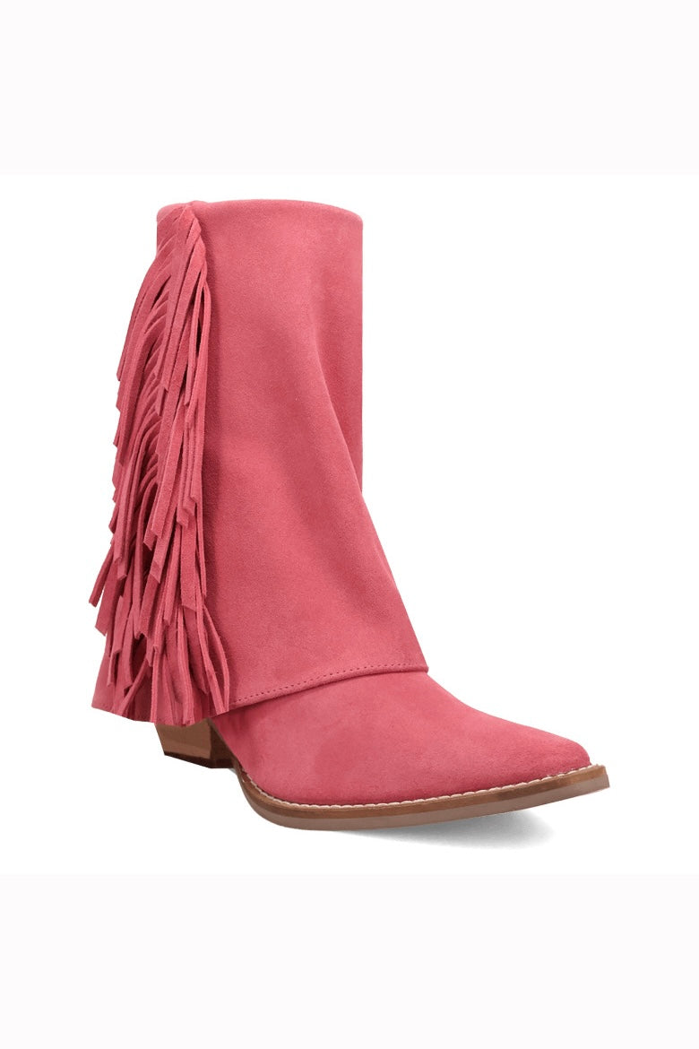 Marlie Suede Boot in Pink