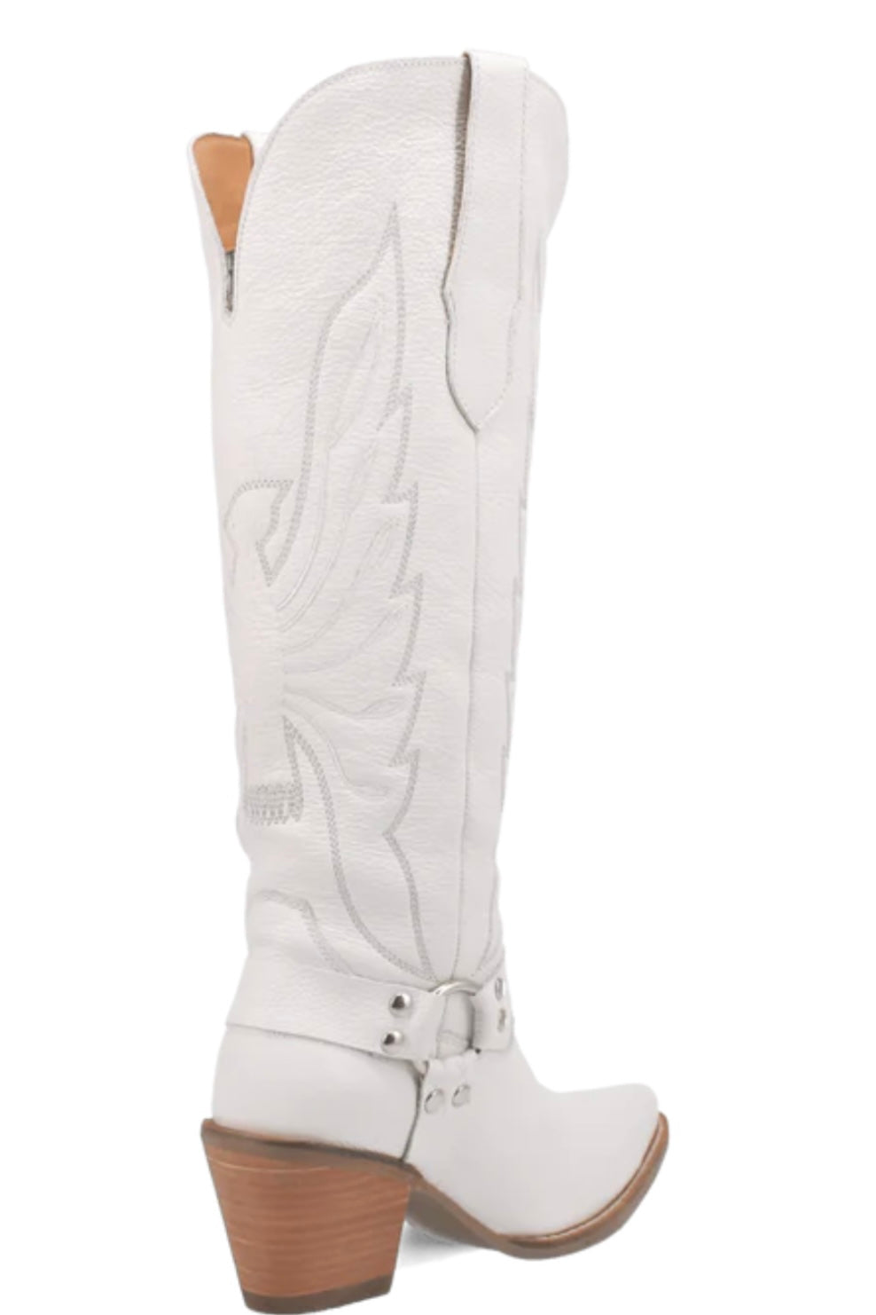 Heavens To Betsy Leather Boot in White