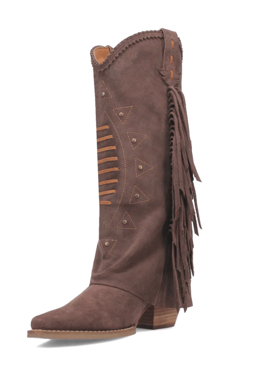 Spirit Trail Leather Boot in Brown