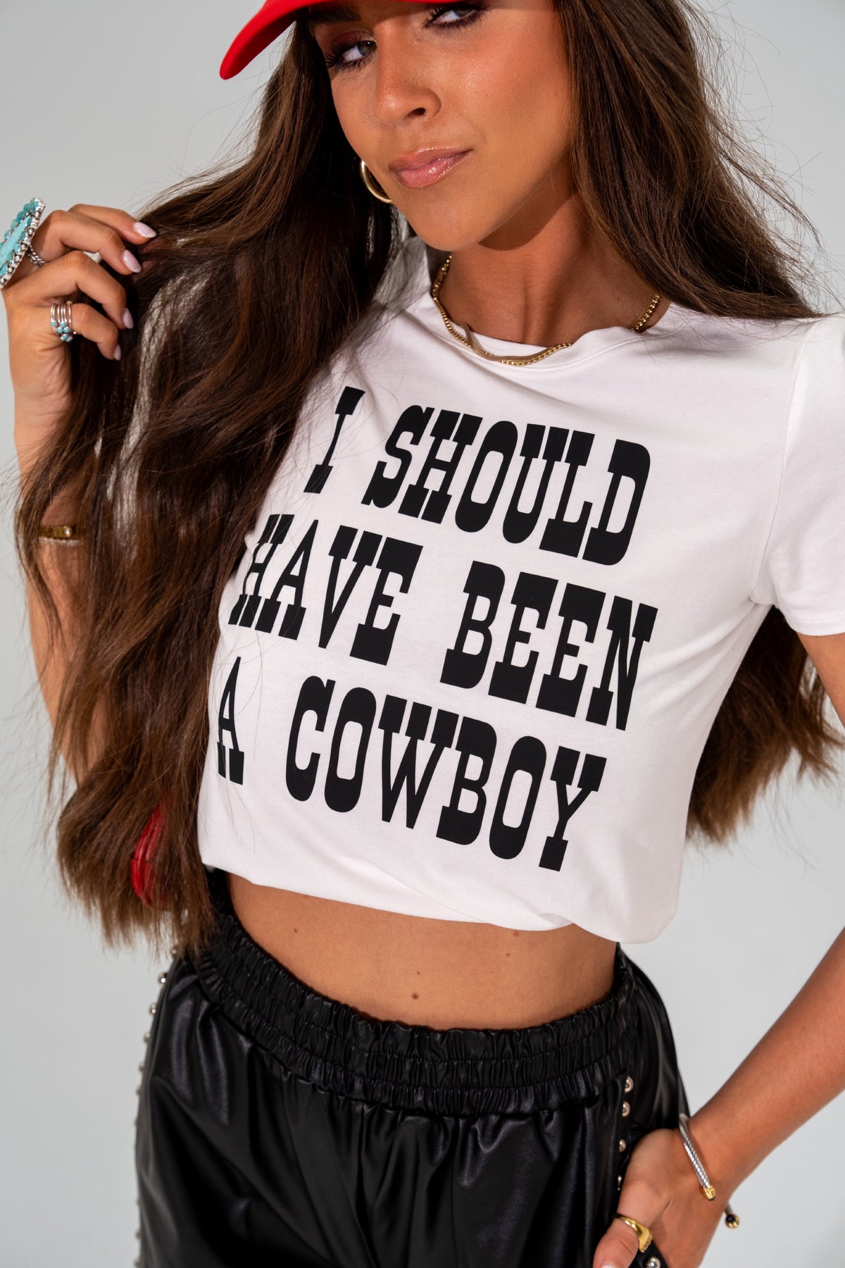 Should Have Been A Cowboy Baby Tee