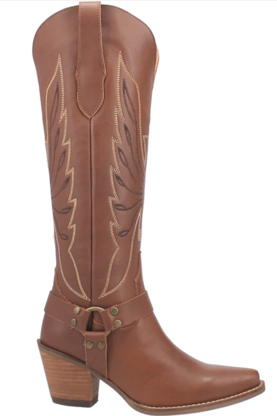 Heavens To Betsy Leather Boot in Brown