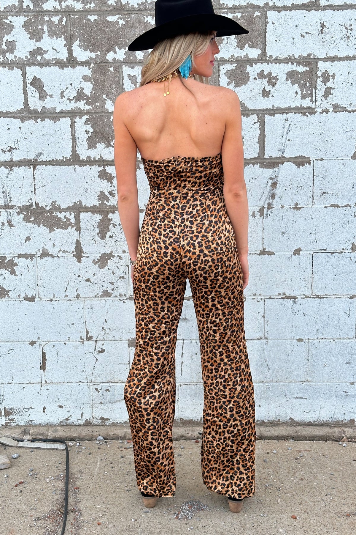 Shania Leopard Catsuit