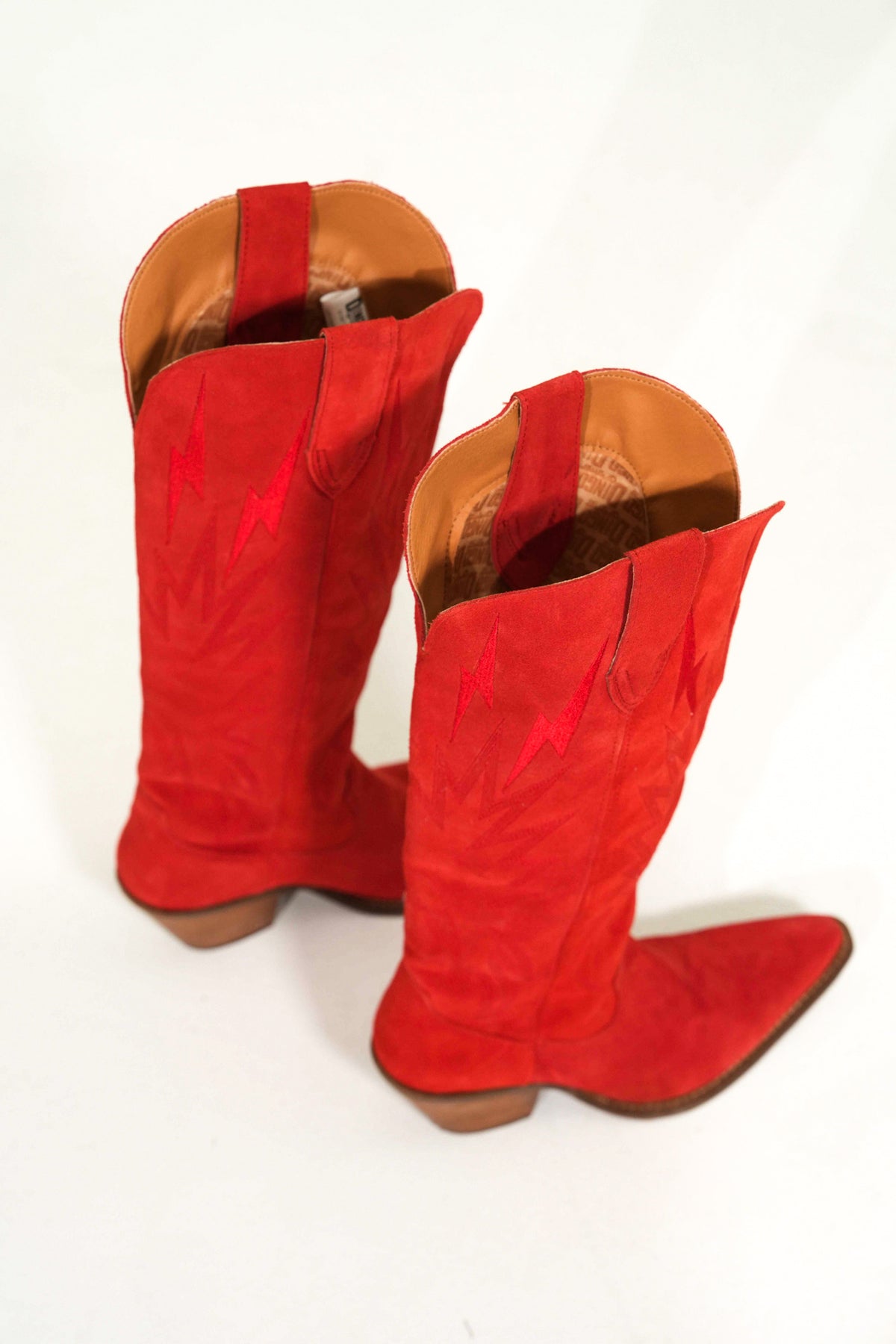 Thunder Road Leather Boot in Red
