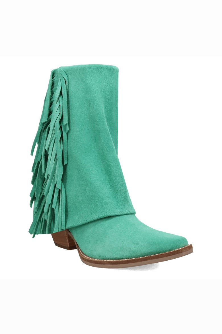 Marlie Suede Boot in Green