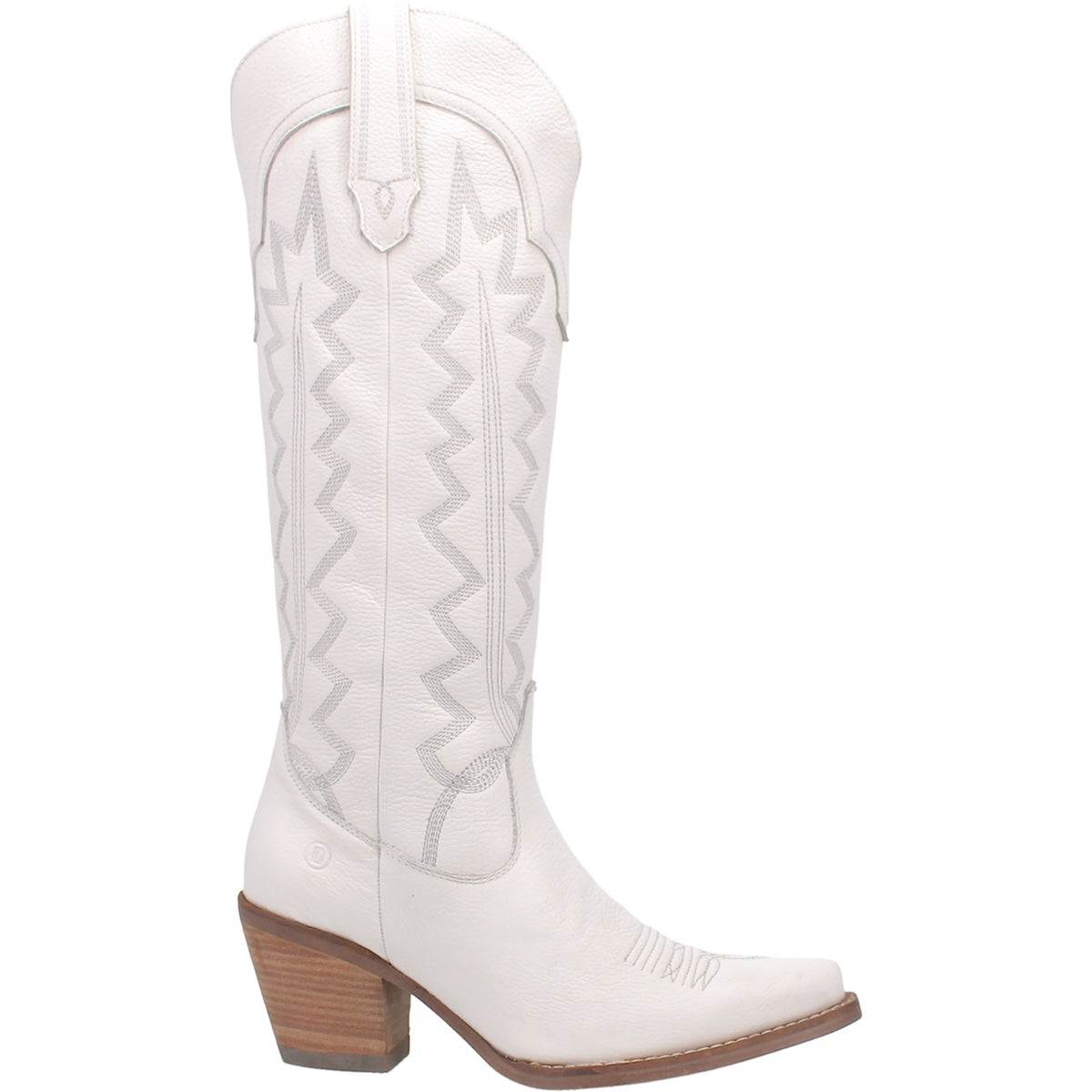 High Cotton Leather Boot in White