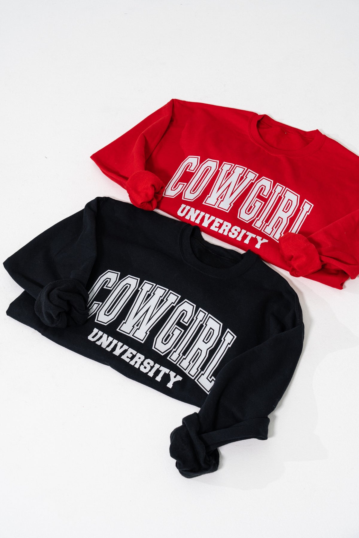 Cowgirl University Sweatshirt in Red