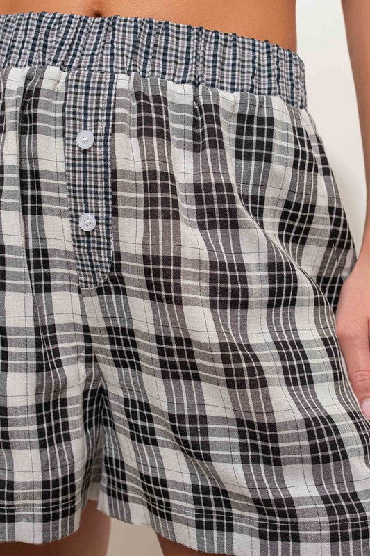 Pretty in Plaid Boxer Shorts
