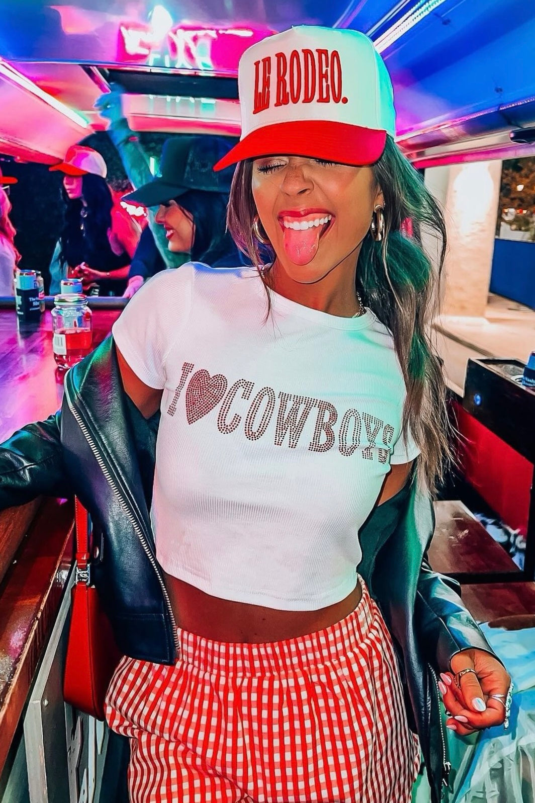 I ❤️ Cowboys Baby Tee in White