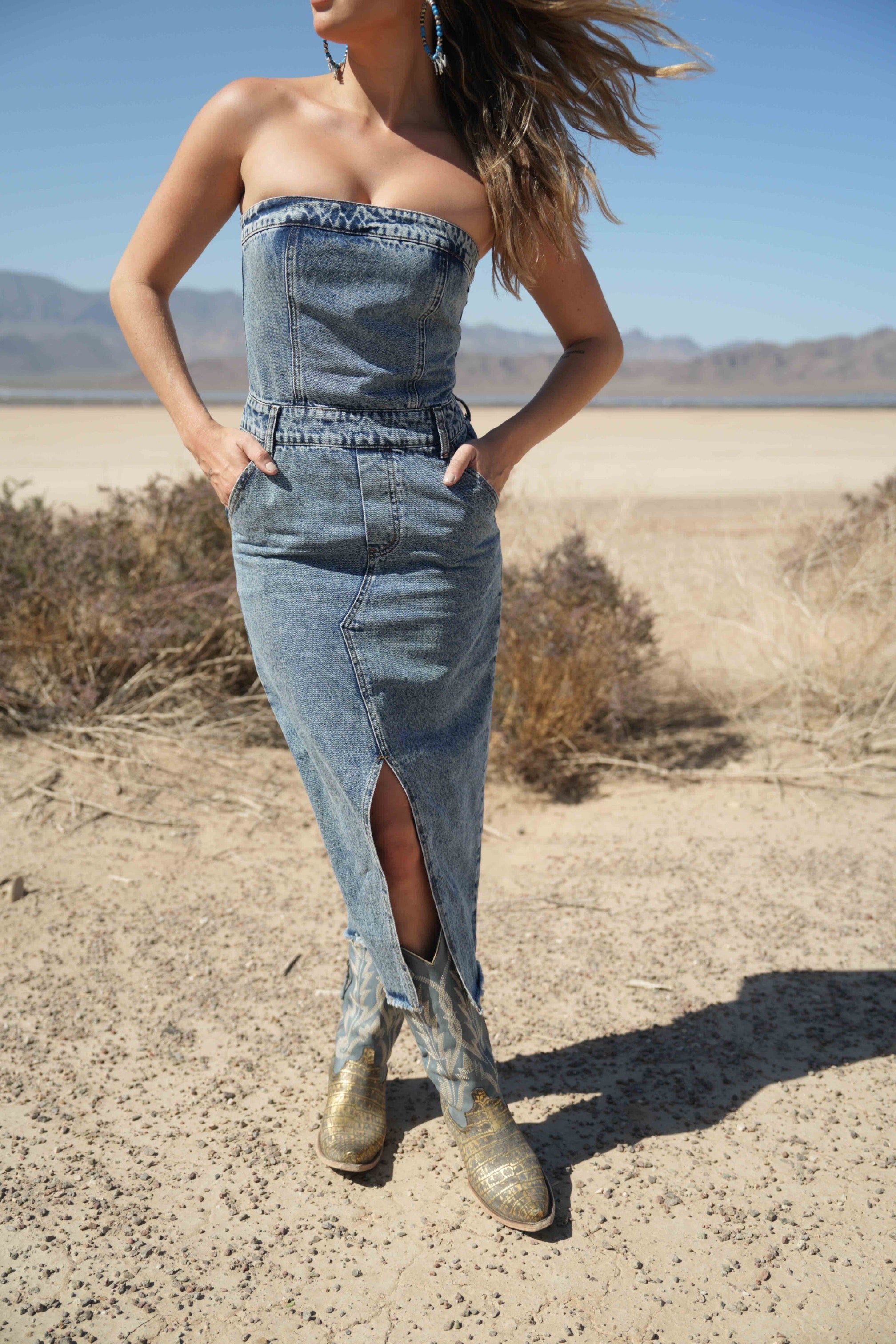 Buy FronageWomen's Sexy Jeans Denim Stress Dresses Bodycon Corset Tube Mini  Dress Online at desertcartINDIA
