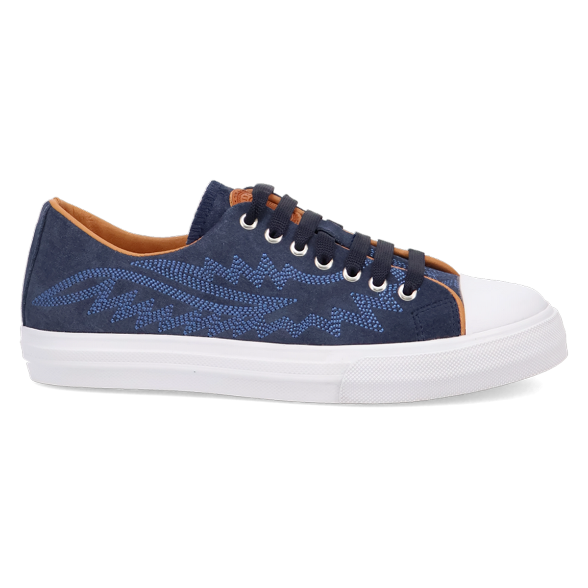Side view of cushioned insole in women’s Campus sneaker
