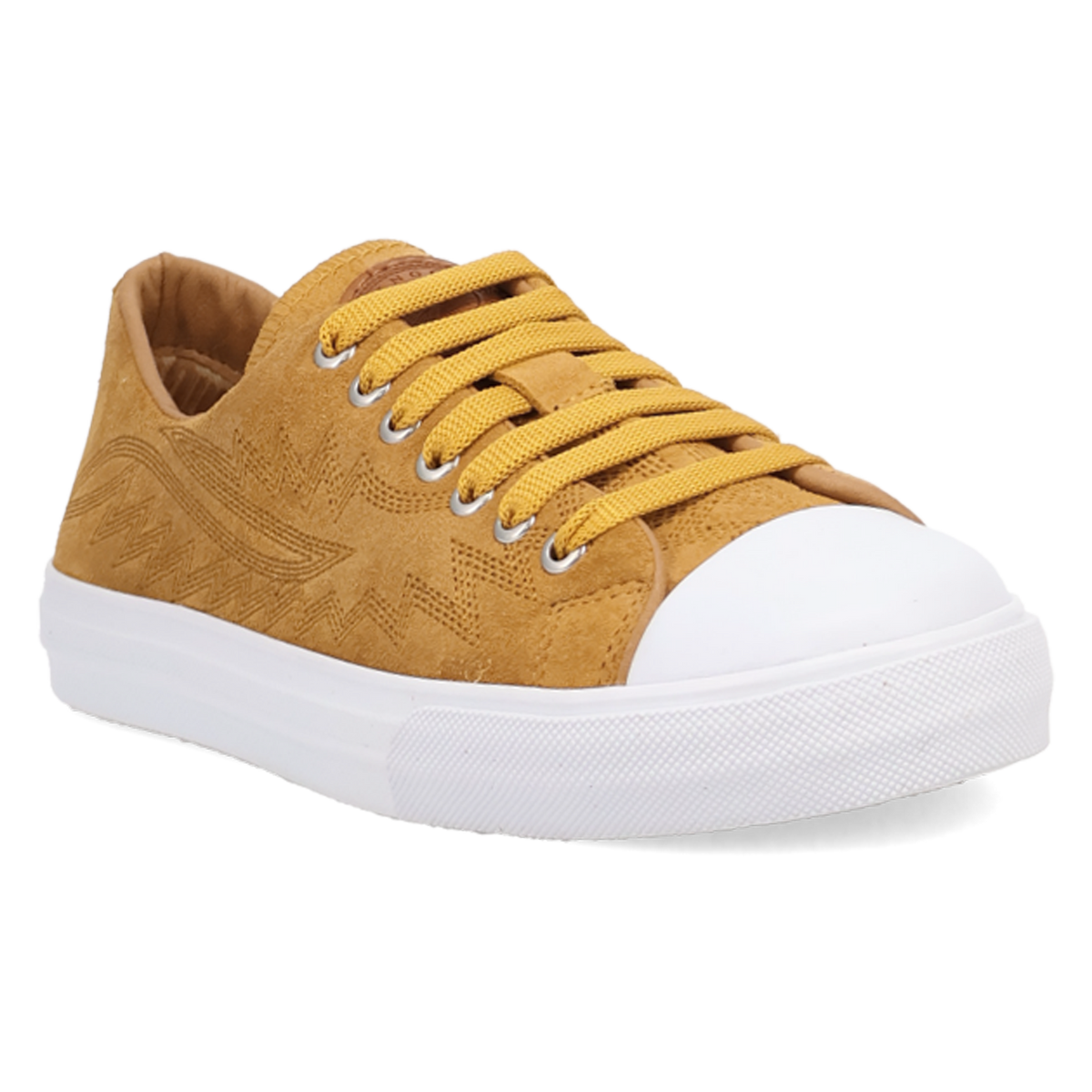 Festival-ready Campus sneaker with rugged charm and comfort
