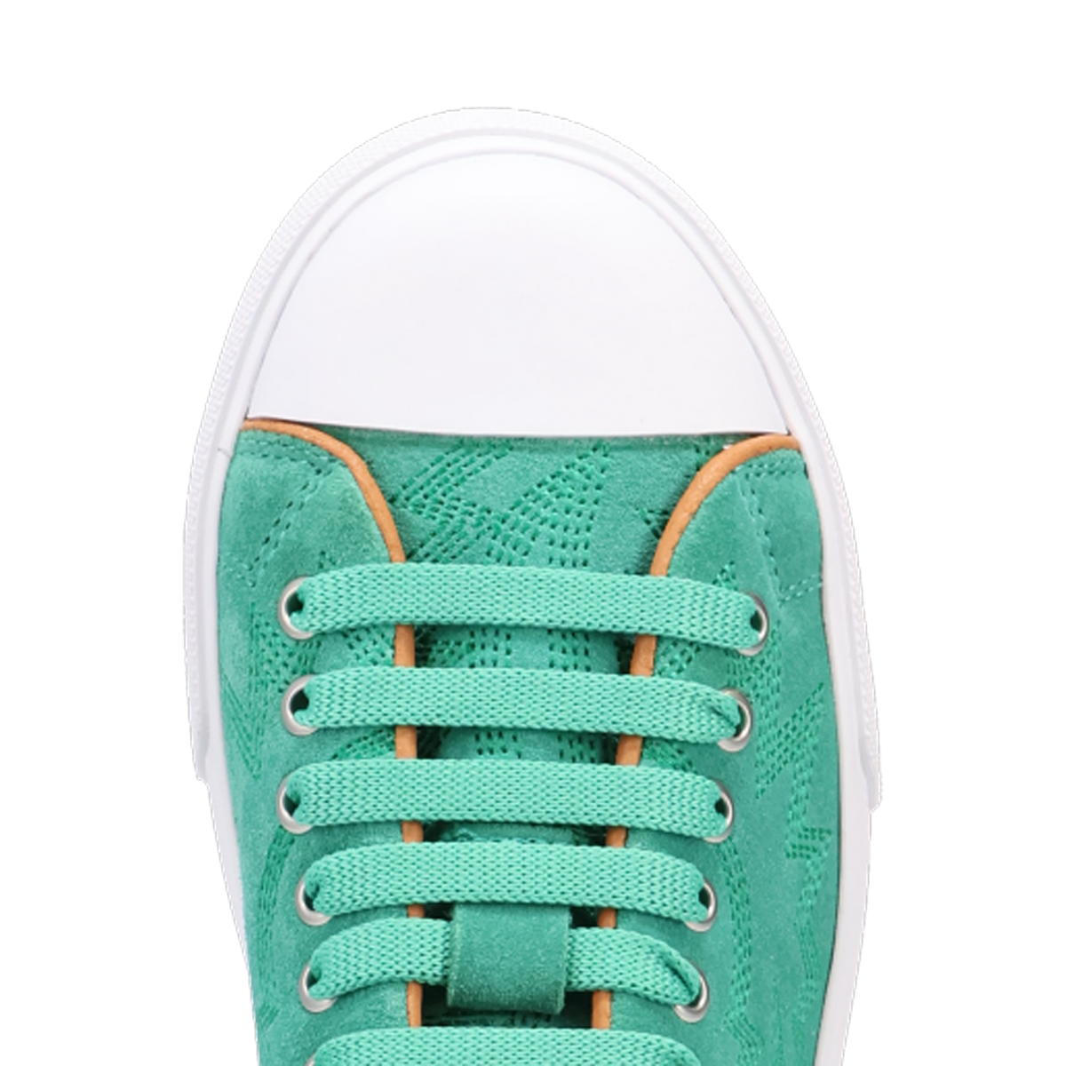 Luxe soft suede finish on women’s Campus sneaker
