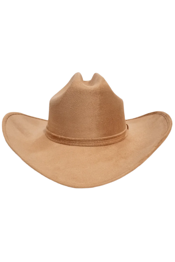 Fashion-forward western hat styled for city wear with modern edge
