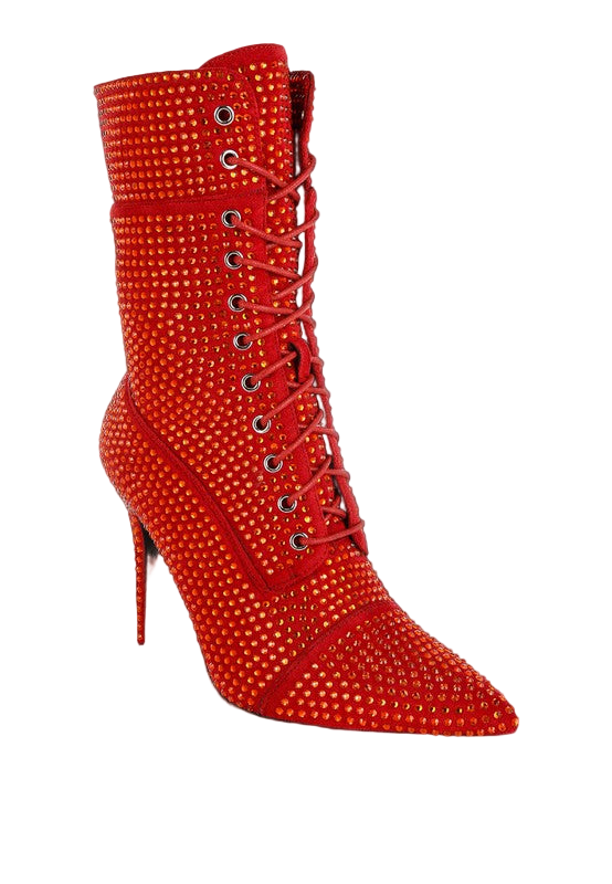 Bitetto Rhinestones Boots