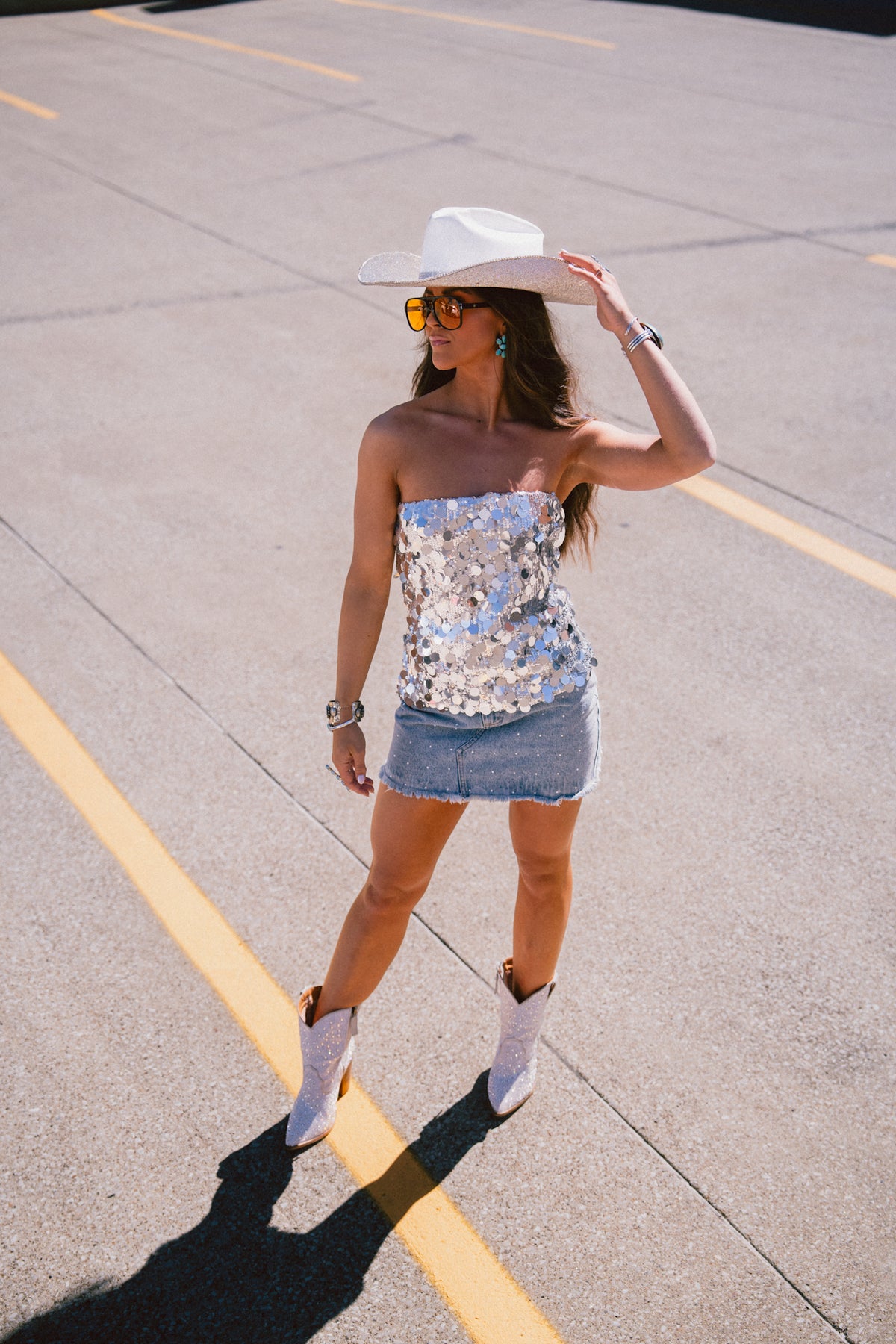 Rhinestone Cowgirl Skirt