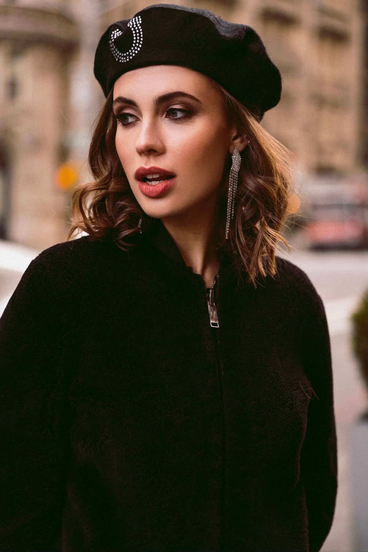 The Texas Beret in Black