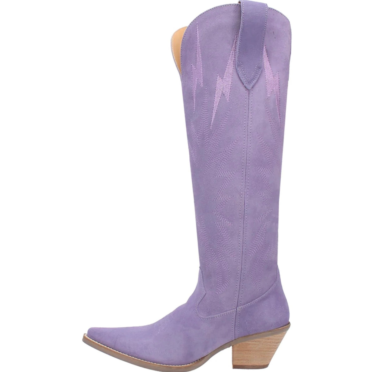 Thunder Road Leather Boot in Periwinkle