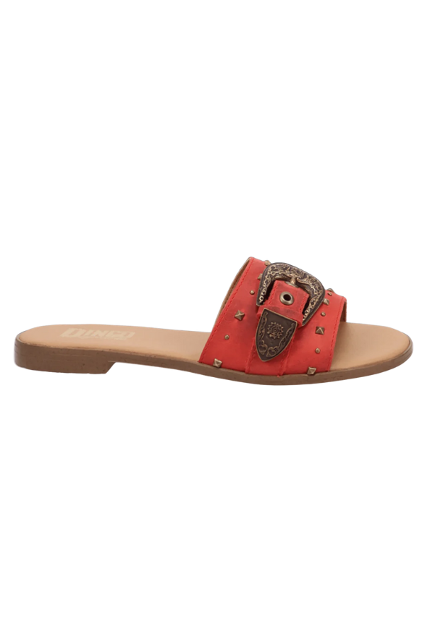 Durable rubber outsole of Lariat Sandal offering reliable grip and support
