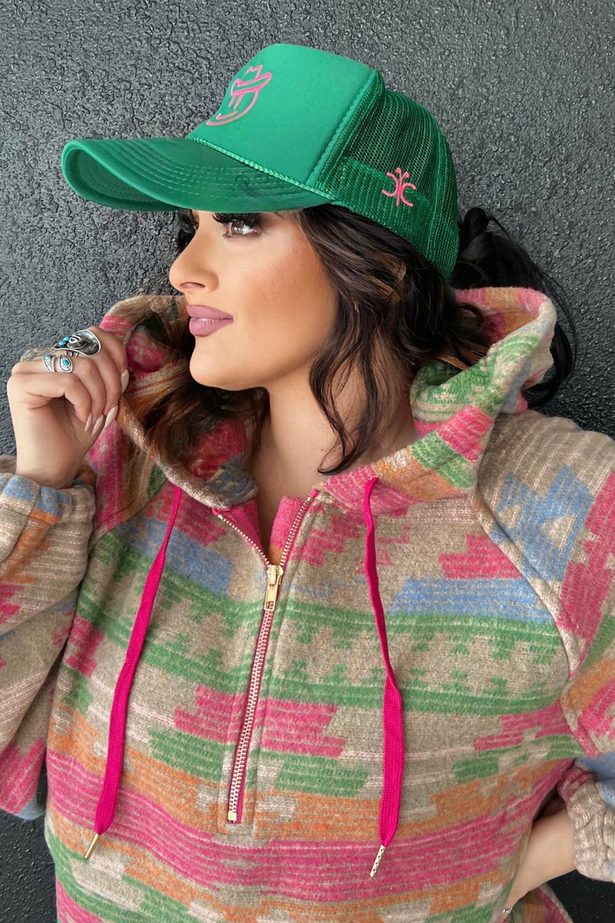 Happy Cowboy Trucker Hat