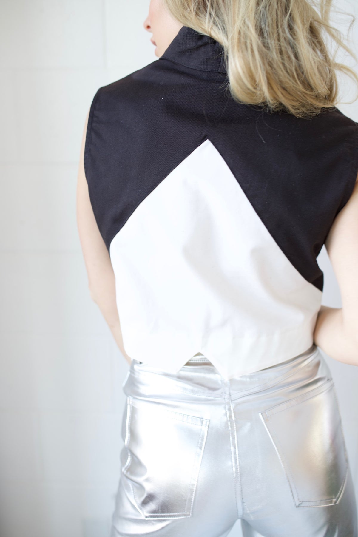 Black & White Vintage Vest