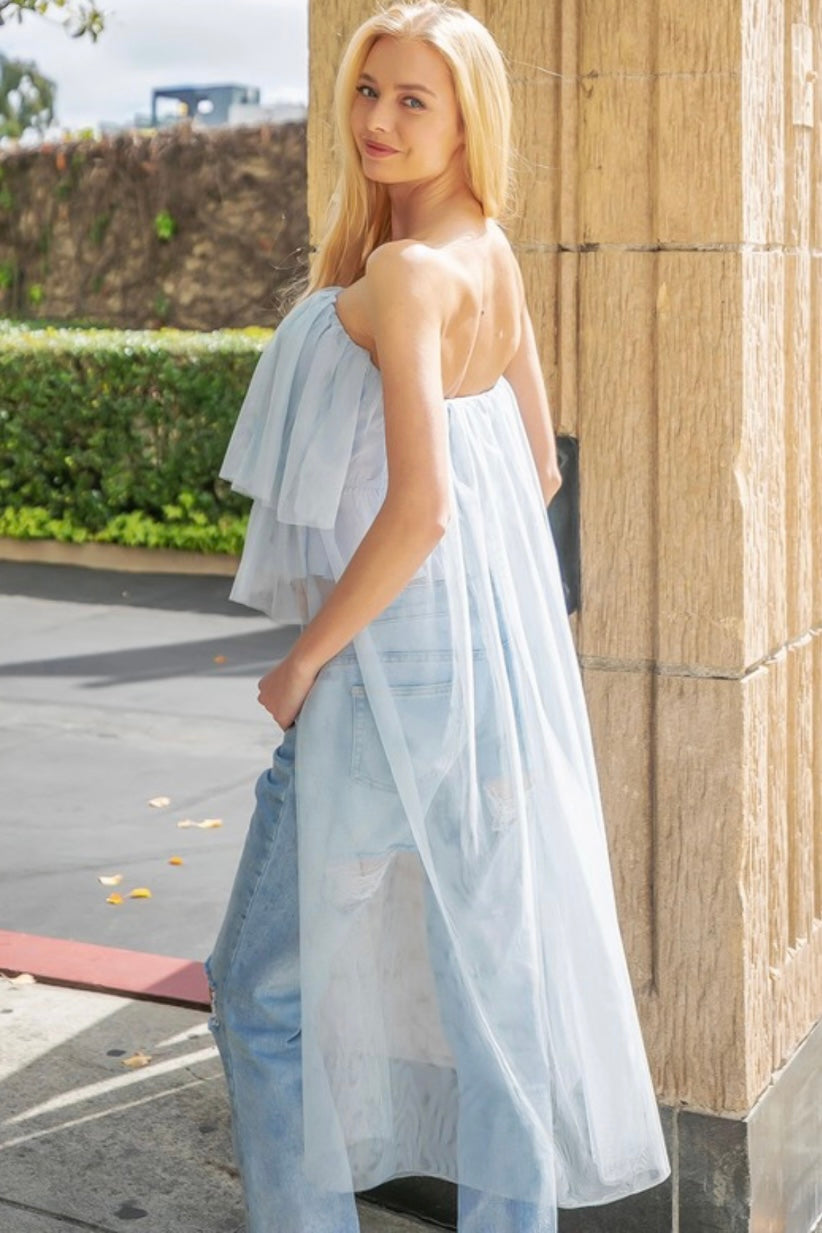 Turning Heads Tulle Top